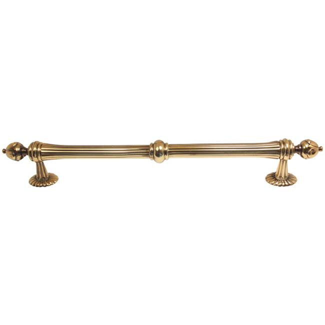 Ornate 12" Appliance Pull w/Polished Antique Finish