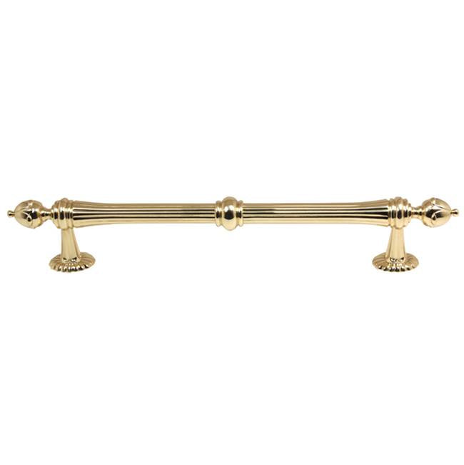 Ornate 12" Appliance Pull w/Polished Brass Finish