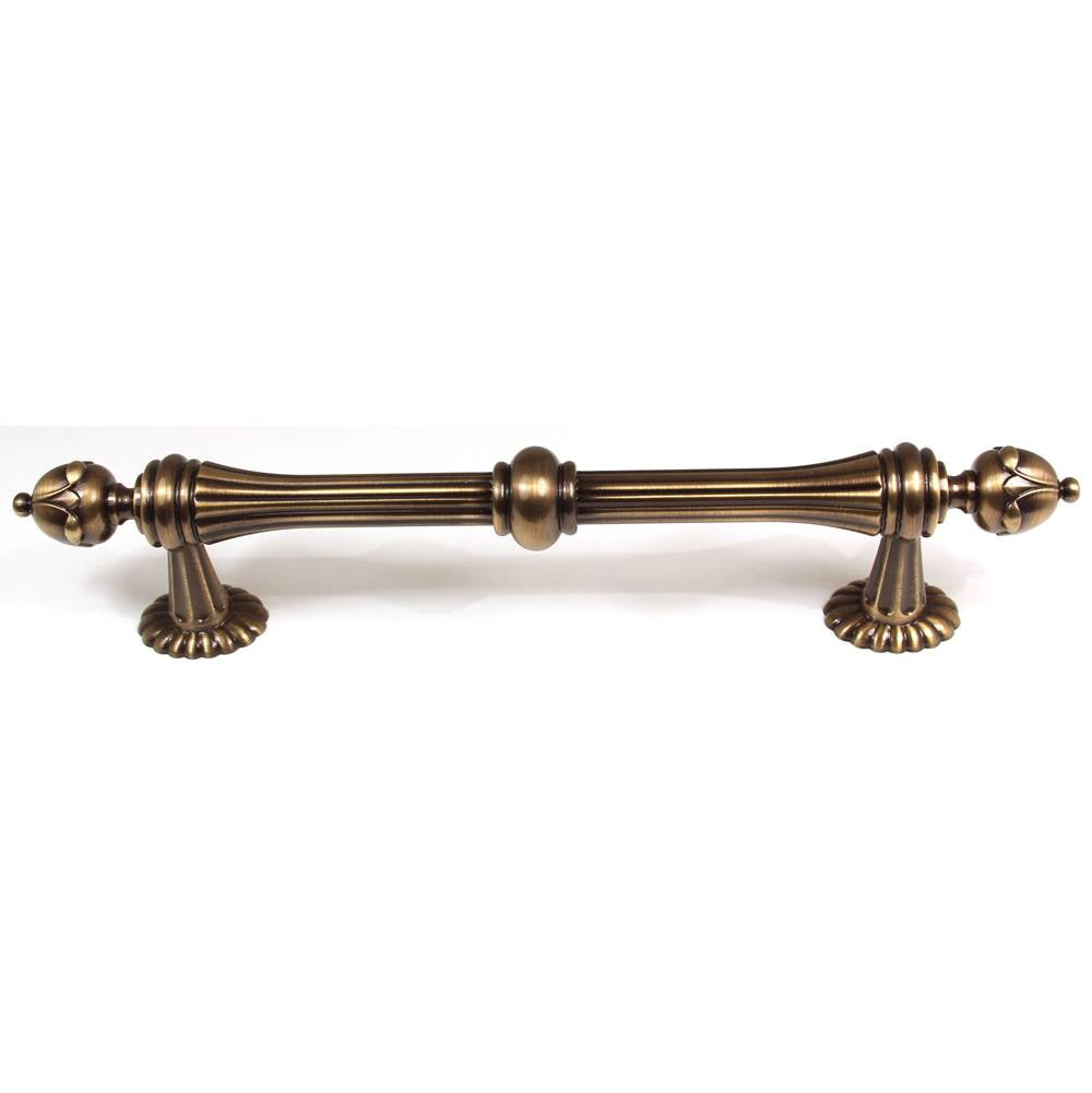 Ornate 8" Appliance Pull w/Antique English Finish