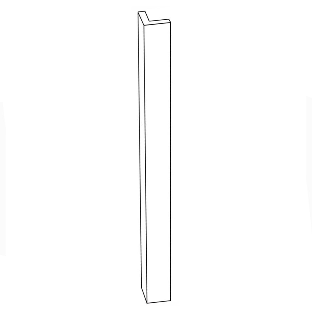Tab Pulls 18" Appliance Pull w/Polished Brass, No Lacquer
