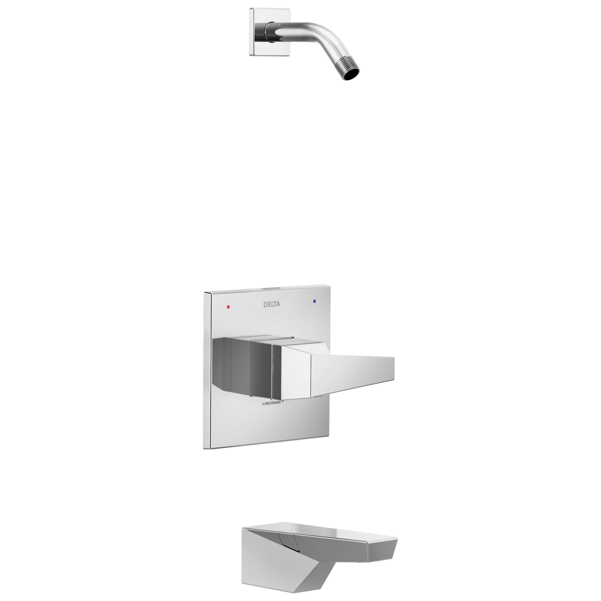 Trillian Tub/Shower Trim In Lumicoat Chrome