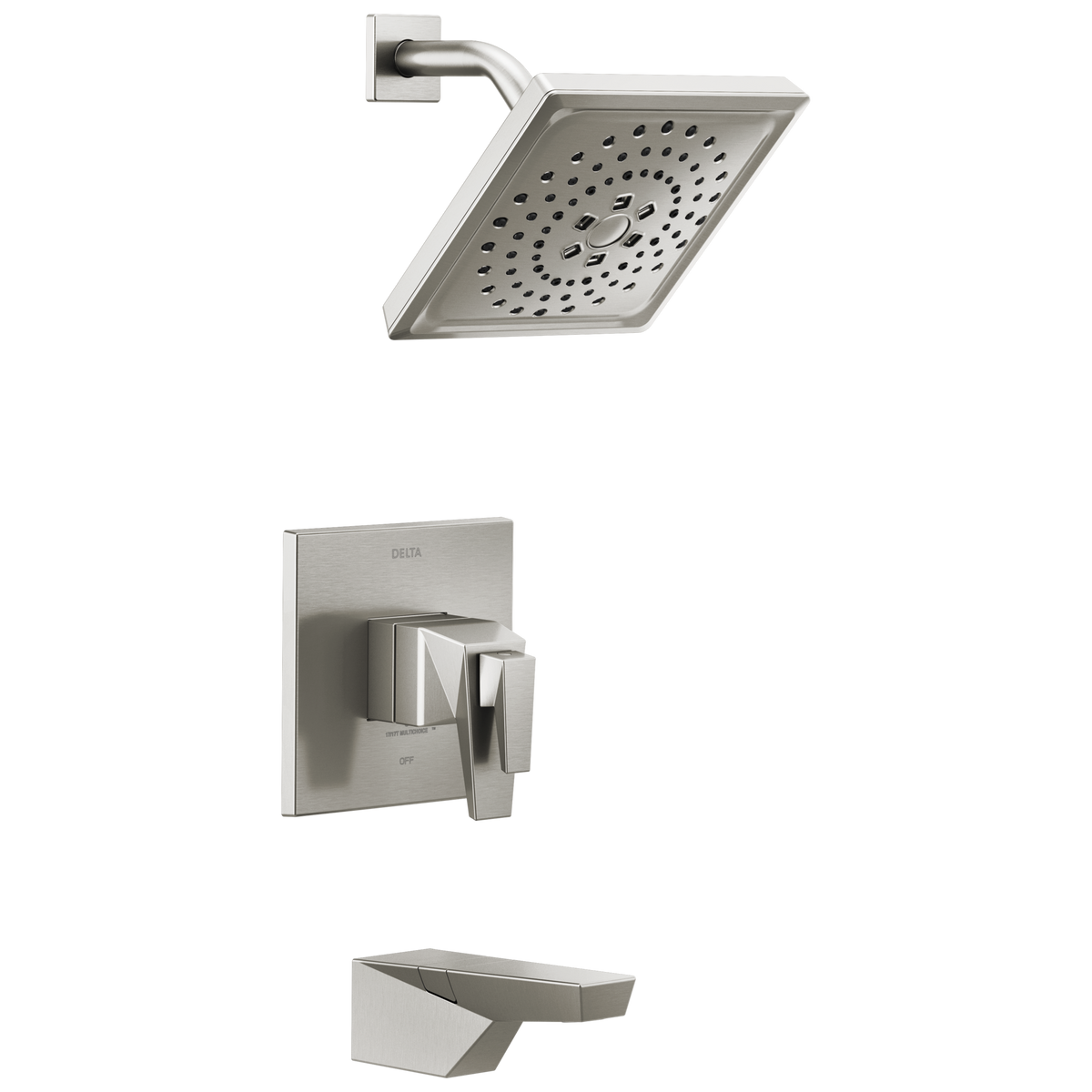 Trillian Tub/Shower Trim In Lumicoat Stainless