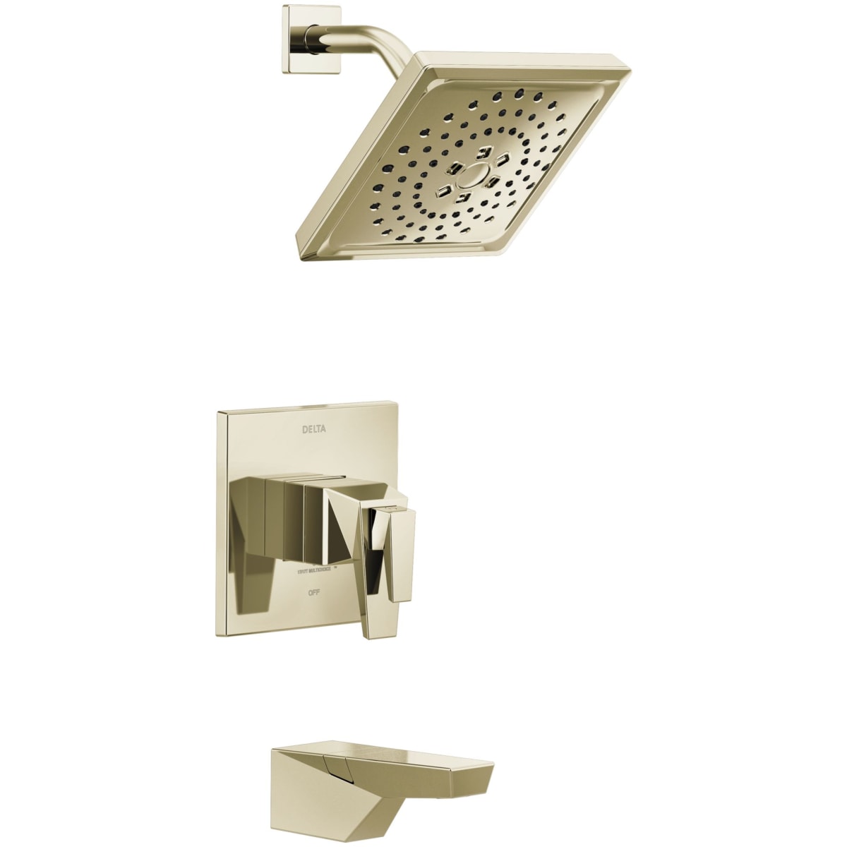 Trillian Tub/Shower Trim In Lumicoat Polishd Nickl