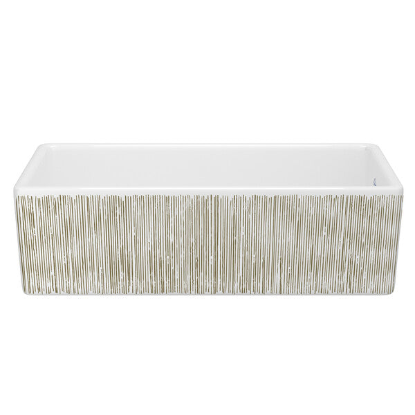 Shaws Classic 36x18x10-3/4" Kitchen Sink in Gold Lines