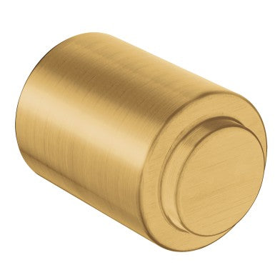Iso Round Cabinet Knob in Brushed Gold
