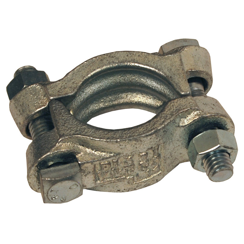 BOLT CLAMP 2-48/64>3-4/64 DL306 - PLATED IRON - 2 BOLTS
