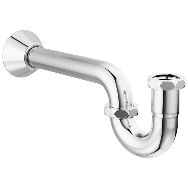 Delta P-Trap w/Flange in Chrome