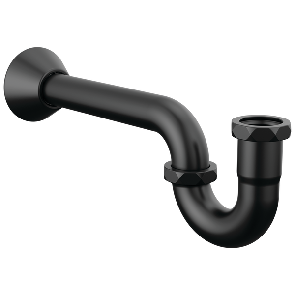 Delta P-Trap w/Flange in Matte Black