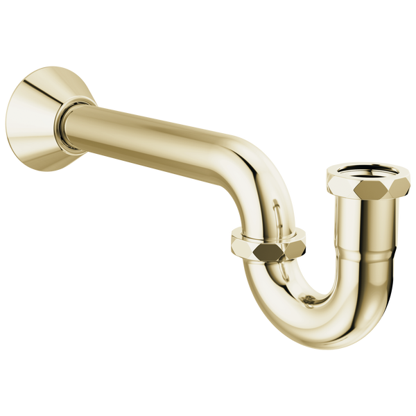 Delta P-Trap w/Flange in Polished Nickel