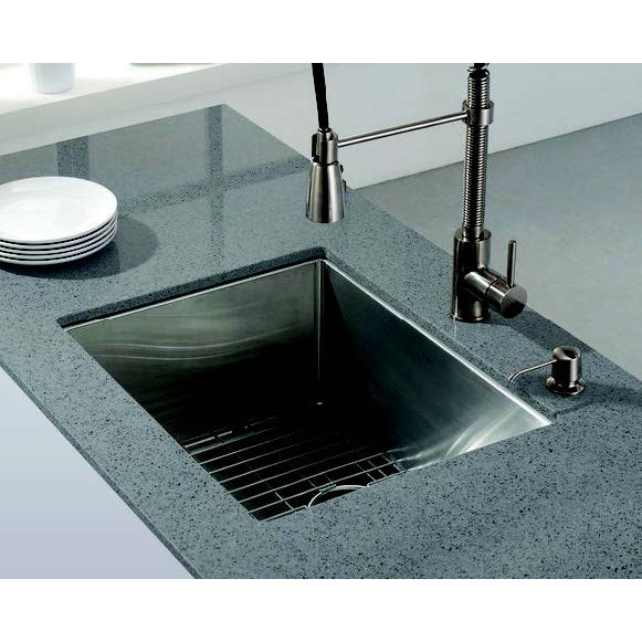 Diamond 23x18x10" Stainless Steel One Bowl Kitchen Sink Kit