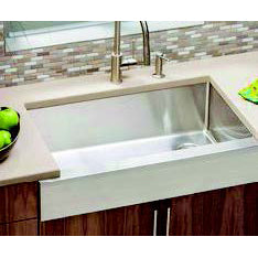 Diamond 35-7/8x20-1/4x10" Stainless Steel Kitchen Sink Kit