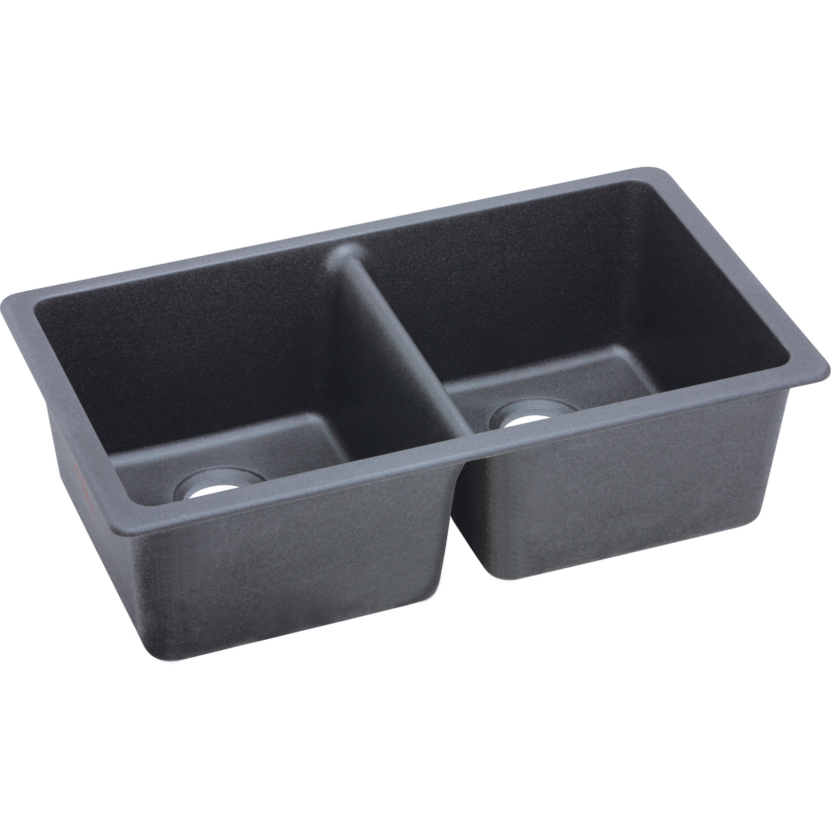 Quartz Classic 33x18-1/2x9-1/2" Double Bowl Sink Dusk Gray