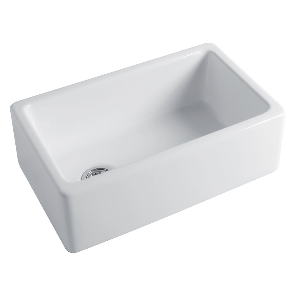 Porter 29-63/64x18-3/32x9-27/32" Farmhouse Sink in White