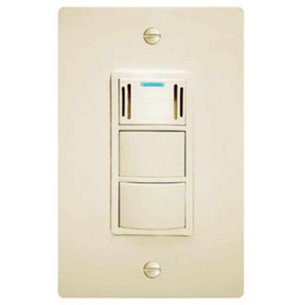 WhisperControl Condensation Sensor Plus - Dew Point Sensing On/Off Wall Control, Almond