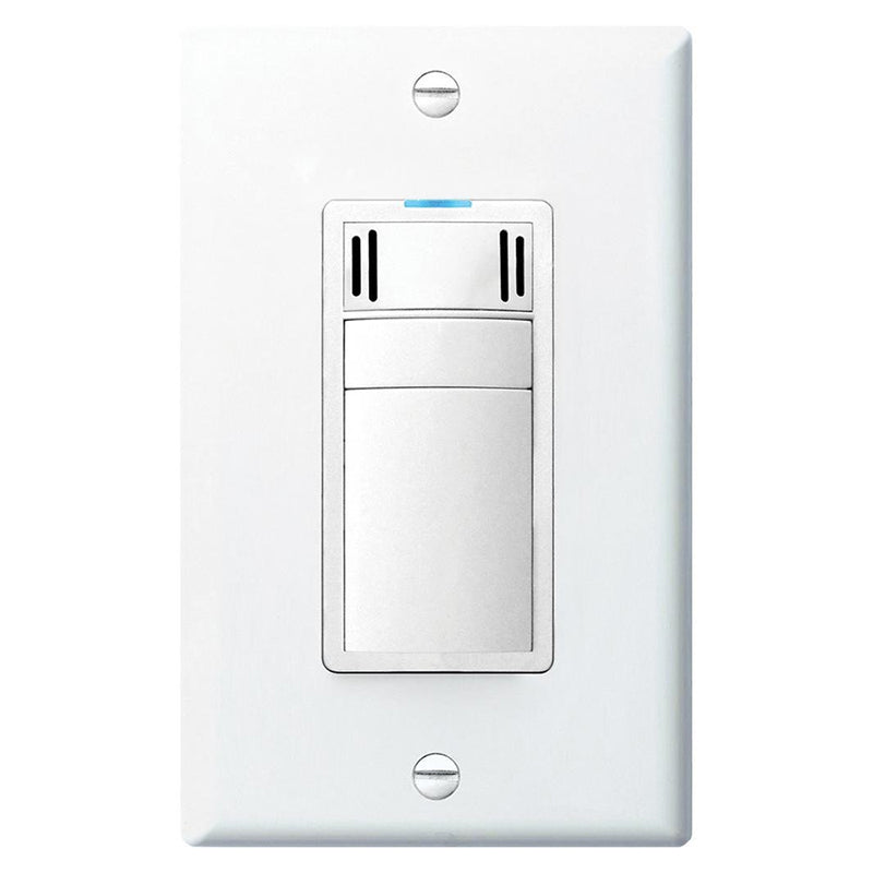 WhisperControl Condensation Sensor Plus - Dew Point Sensing On/Off Wall Control, White