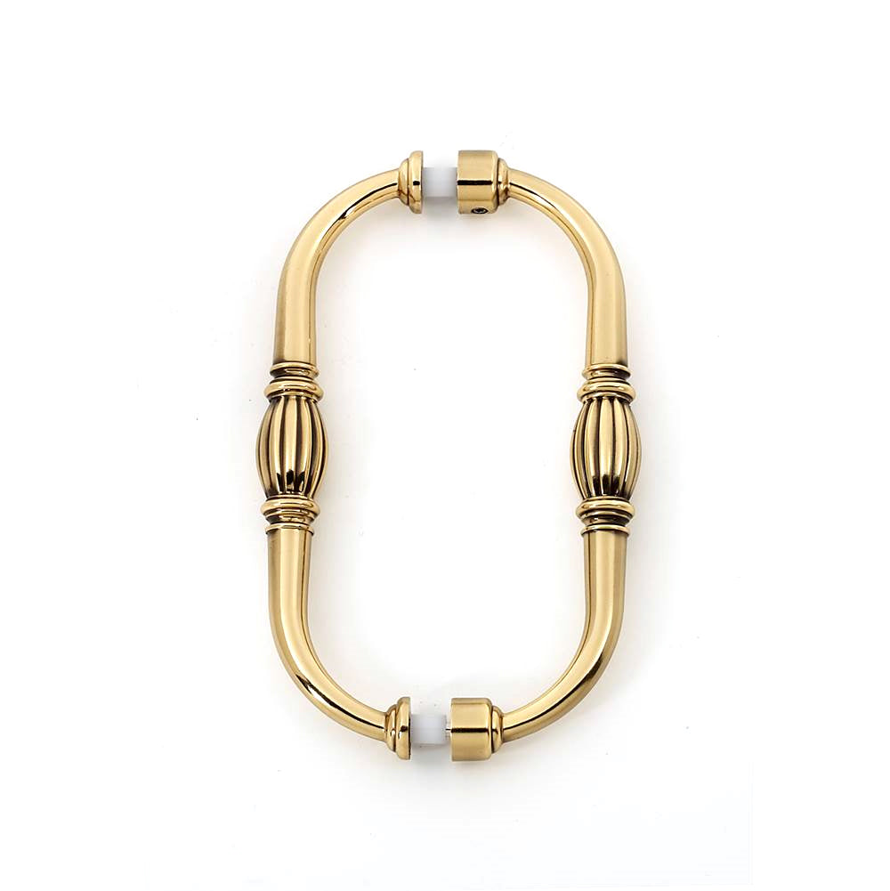 Tuscany 6" Back-to-Back Pull w/Polished Antique Finish