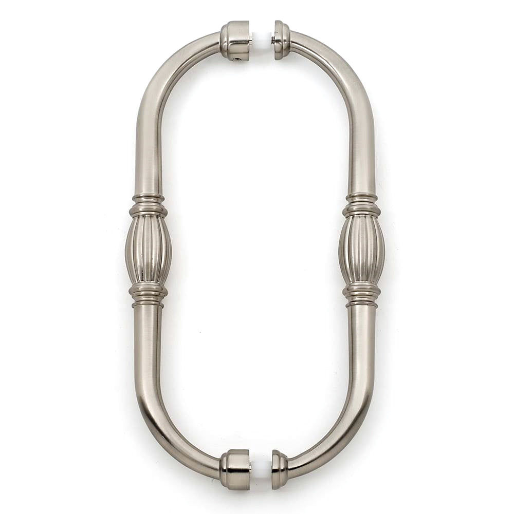 Tuscany 8" Back-to-Back Pull w/Satin Nickel Finish