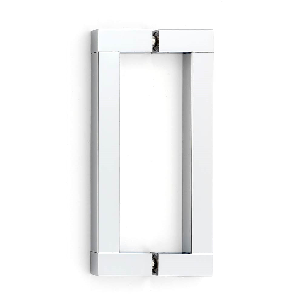 Block 6" Back-to-Back Pull w/Polished Chrome Finish