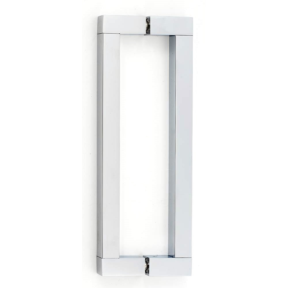 Block 8" Back-to-Back Pull w/Polished Chrome Finish
