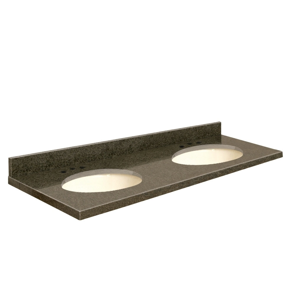 VANITY TOP 61X22 8CN GRANITE G61222-F3-A-B-8C SEA GREEN
