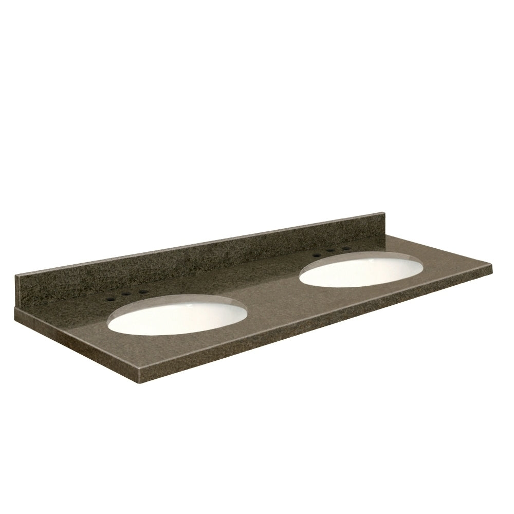 VANITY TOP 61X22 8CN GRANITE G61222-F3-A-W-8C SEA GREEN