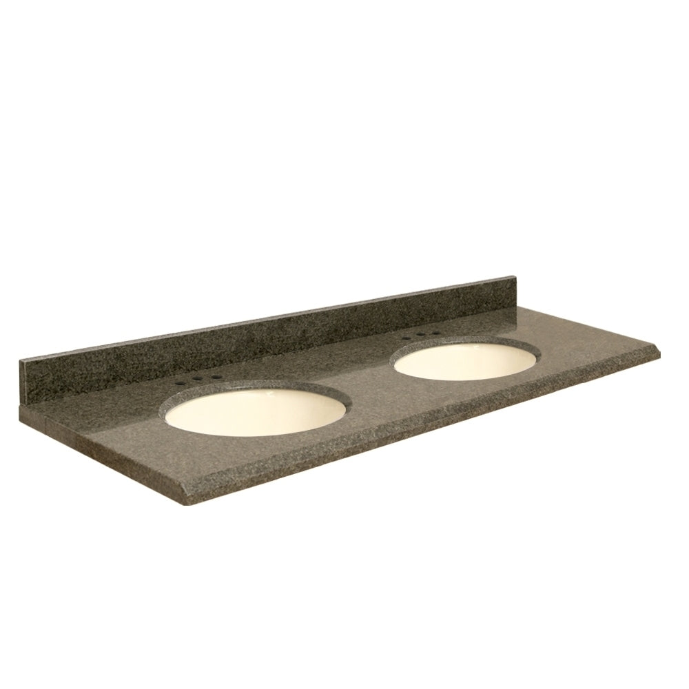 VANITY TOP 61X22 8CN GRANITE G61222-F3-E-B-8C SEA GREEN
