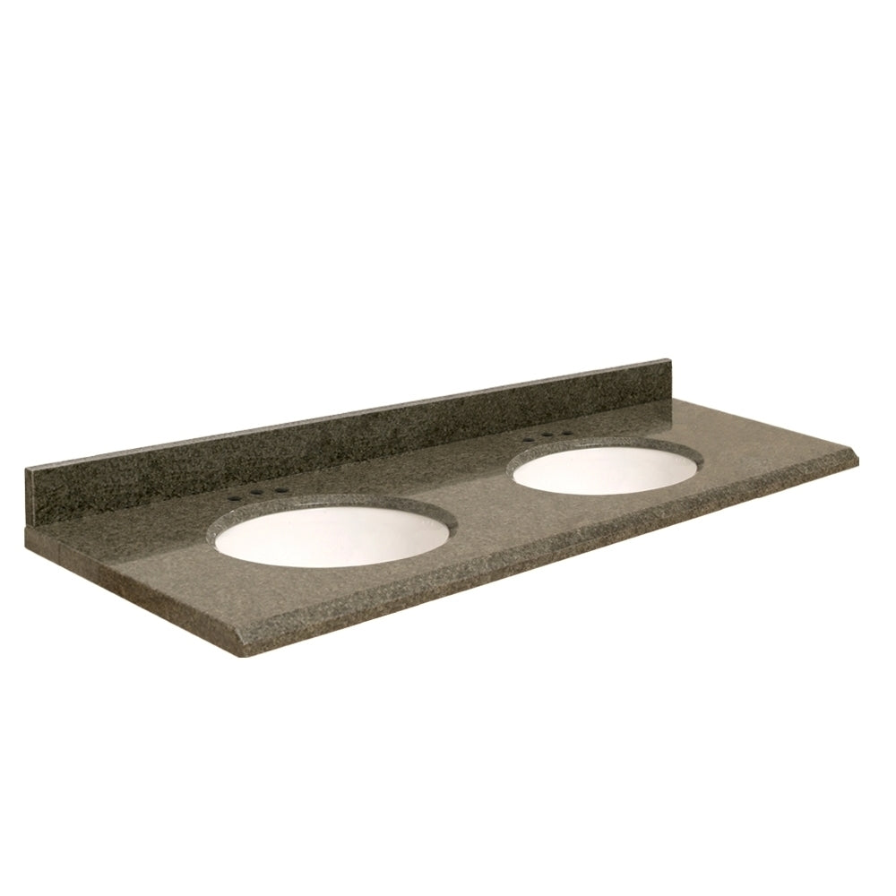 VANITY TOP 61X22 8CN GRANITE G61222-F3-E-W-8C SEA GREEN