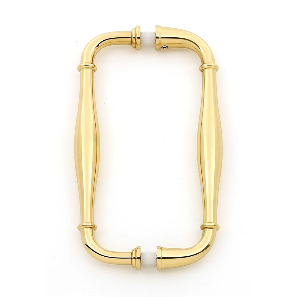 Charlie's 6" Back-to-Back Pull w/Polished Brass Finish