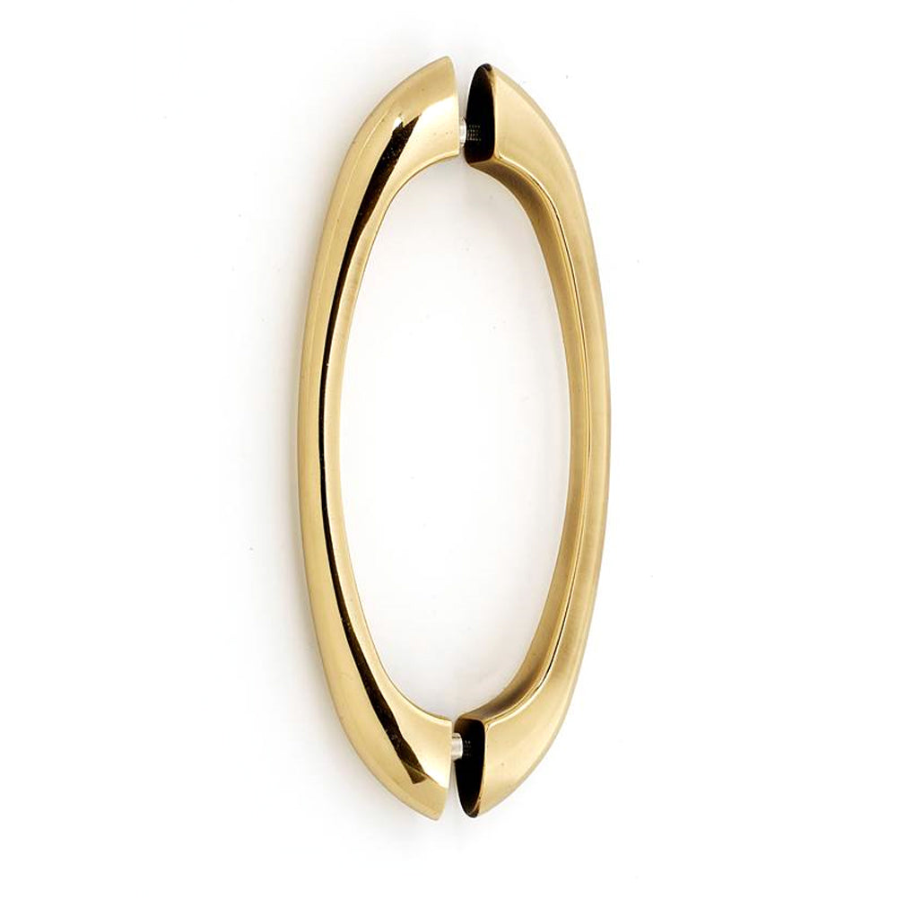 C855 6" Back-to-Back Pull w/Polished Antique Finish