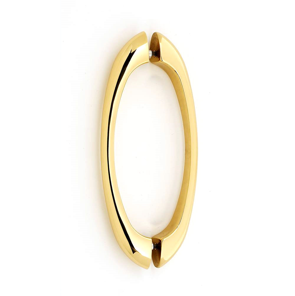 C855 6" Back-to-Back Pull w/Polished Brass Finish