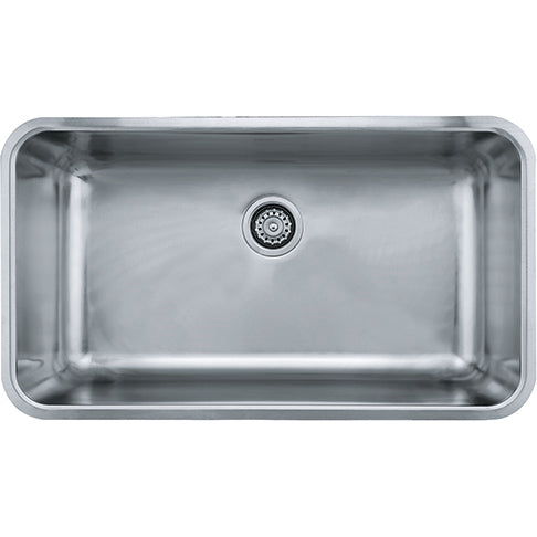 Grande 32-3/4x18-3/4x9" Stainless Steel Single Bowl Sink
