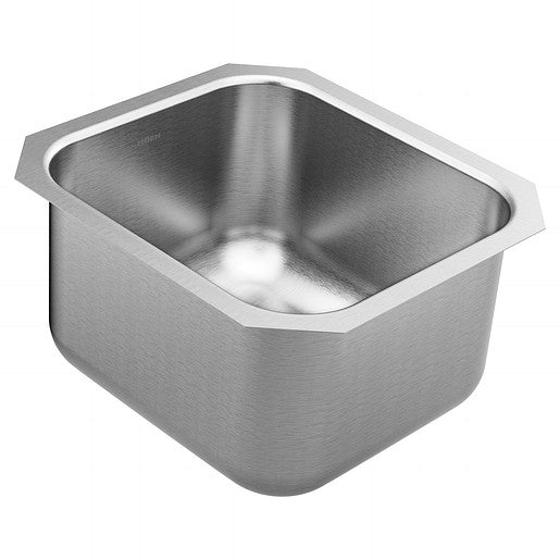 1800 Series 16-1/2x18-1/4x10" SS Single Bowl Bar Sink