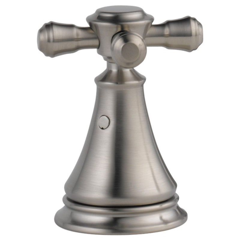 Cassidy Cross Handles in Stainless (2 pc) for Lav Faucet