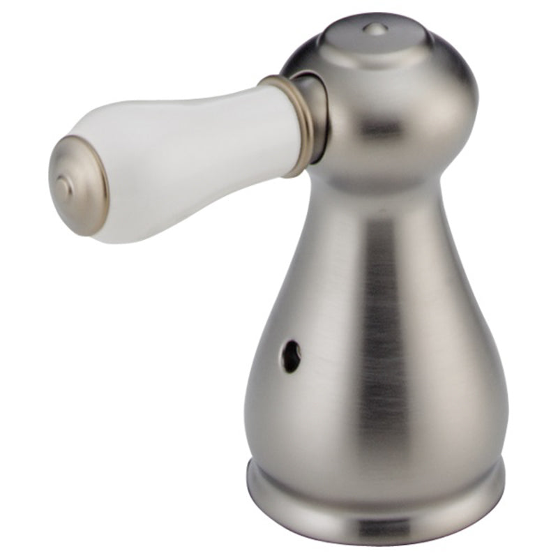 Leland Porcelian Lever Handle in Stainless (1 pc)