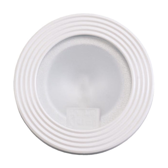 Round Puck Light Recess Mounted Frosted Lens White