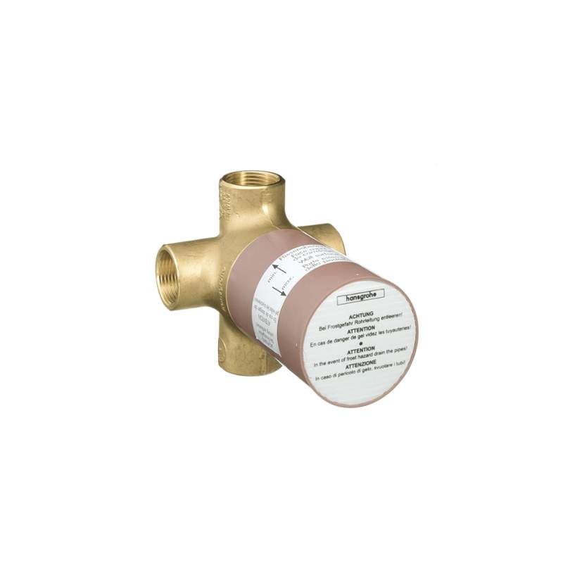 Quattro 3-Outlet Diverter Rough-in Valve Only 3/4" NPT 1 Inlet/3 Outlets