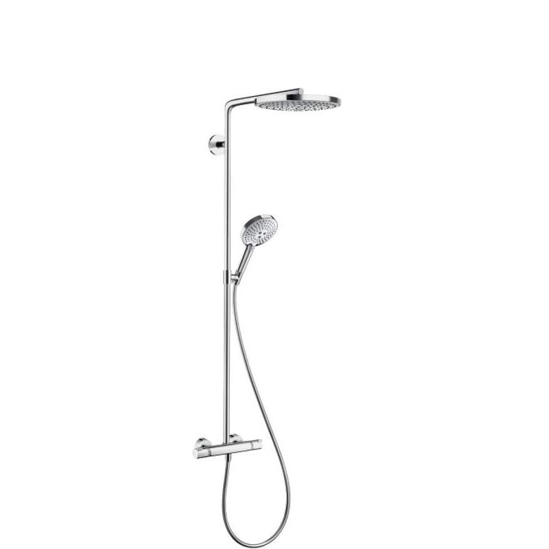 Raindance Select S Shower System W/Showerhead and Hand Shower In White/Chrome