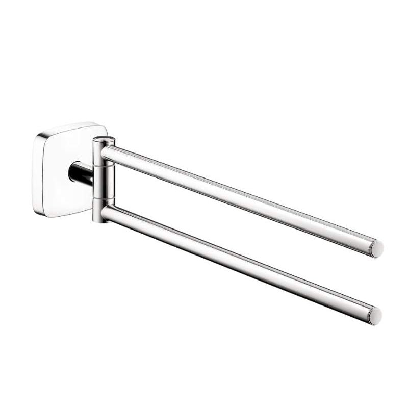 PuraVida 18" Dual Swivel Towel Bar in Chrome