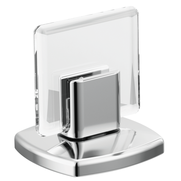 Allaria Widespread Knob Handle Kit in Chrome/Clear (2 pc)