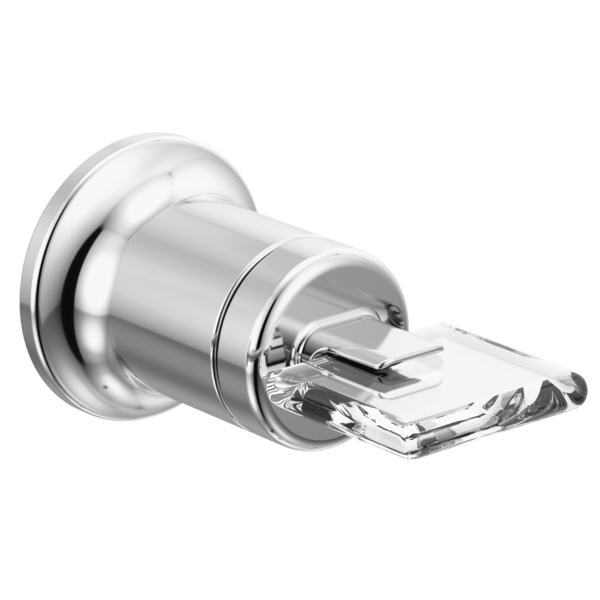 Allaria Wall Mount Lav Knob Handle Kit in Chrome/Clear (1 pc)
