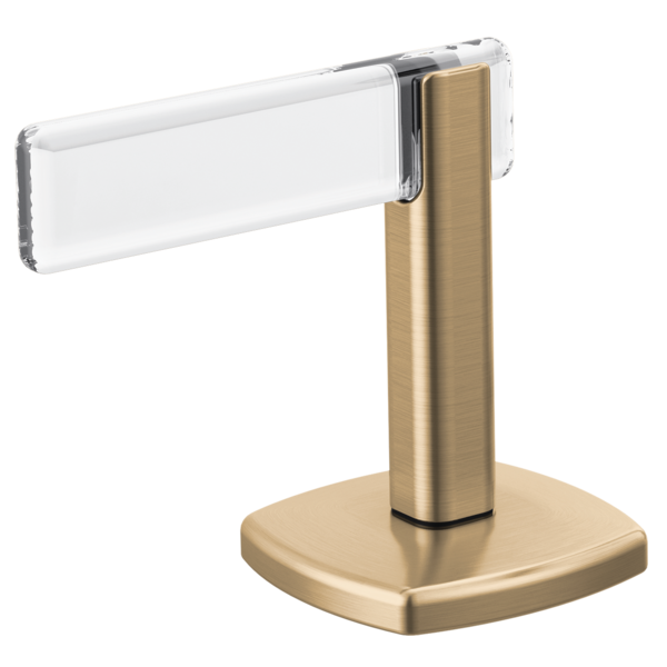 Allaria Widespread Lever Handle Kit in Luxe Gold/Clear Acrylic