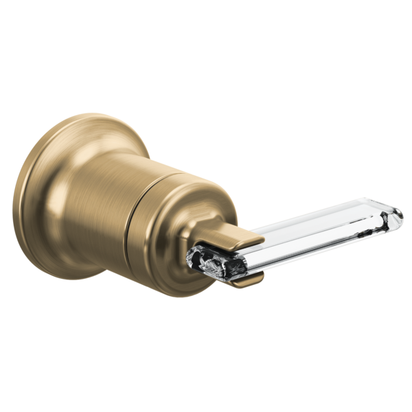 Allaria Wall Mount Lavatory Handle Kit in Gold/Clear Acrylic
