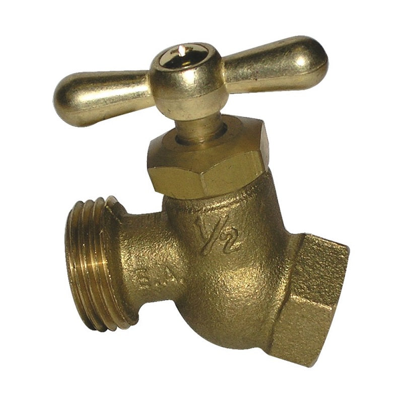 Hose Bibb 1/2" FPT Inlet Brass Threaded