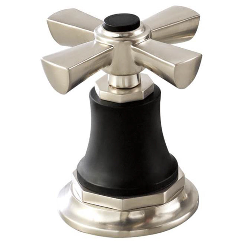 Brizo Rook Cross Handle Kit in Nickel/Black (1 pc) for Lav Fct