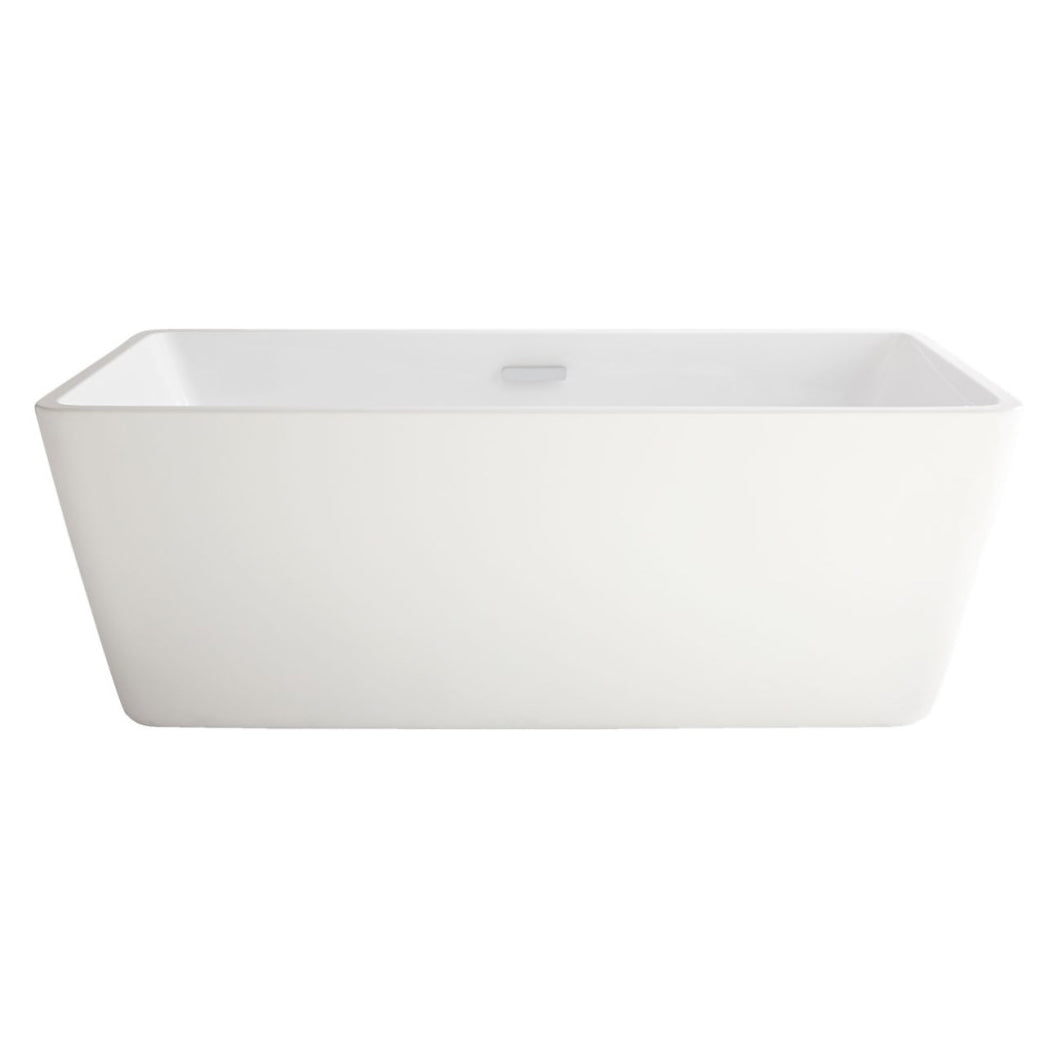 Loft 62-3/4x29-7/8x22-7/8" Freestanding Bathtub in White