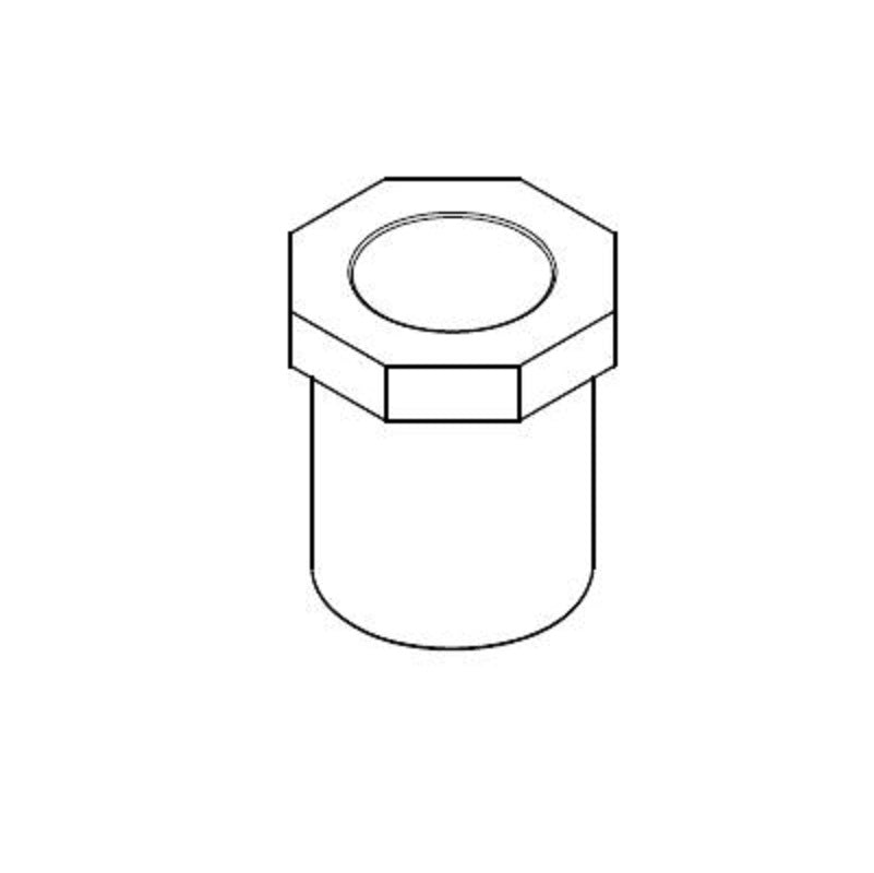 BUSHING 8X4 PVC S80 SPXSOC 837-582