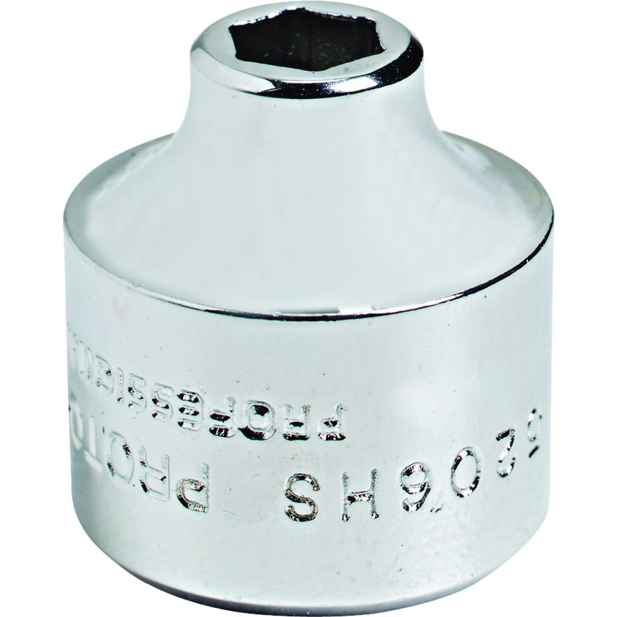 SOCKET 7/16 STD 3/8DR 6PT J5214HS - SUPER SHORT