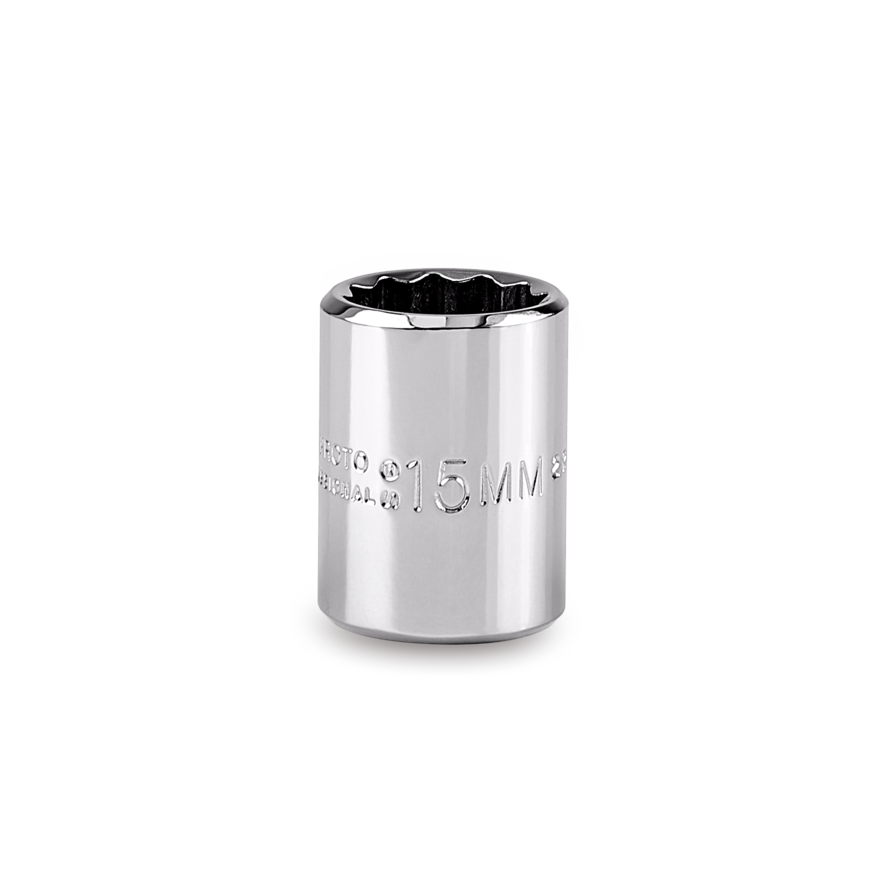 SOCKET 15MM STD 3/8DR 12PT J5215M