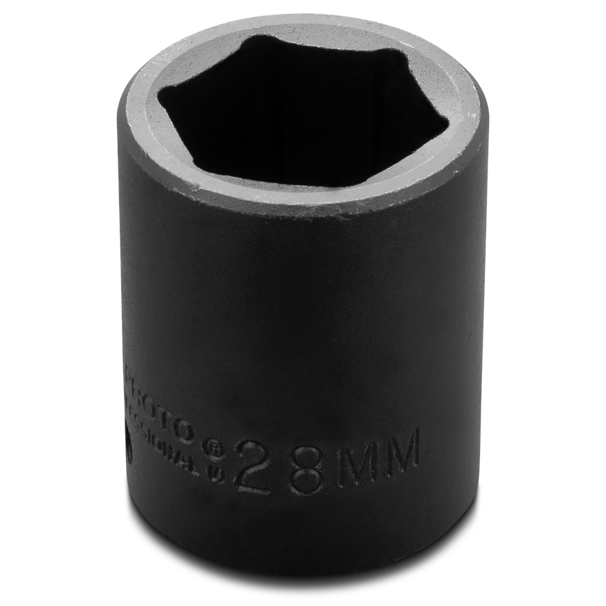 SOCKET 28MM STD 1/2DR 6PT J7428M