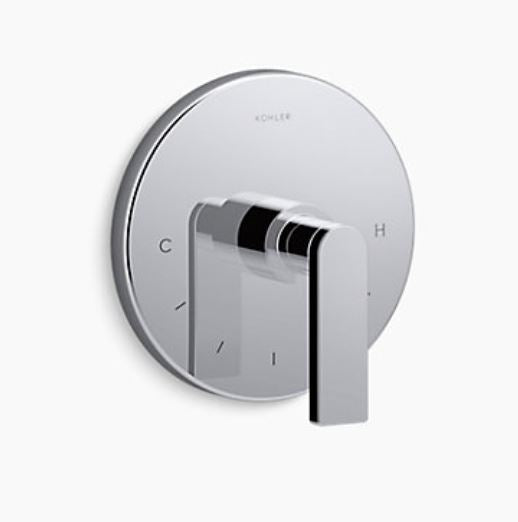 Composed Thermostatic Valve Trim In Pol Chrome